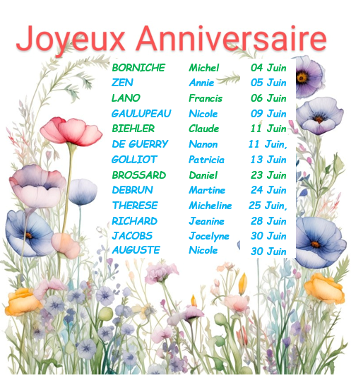 Capture d ecran anniversaire juin