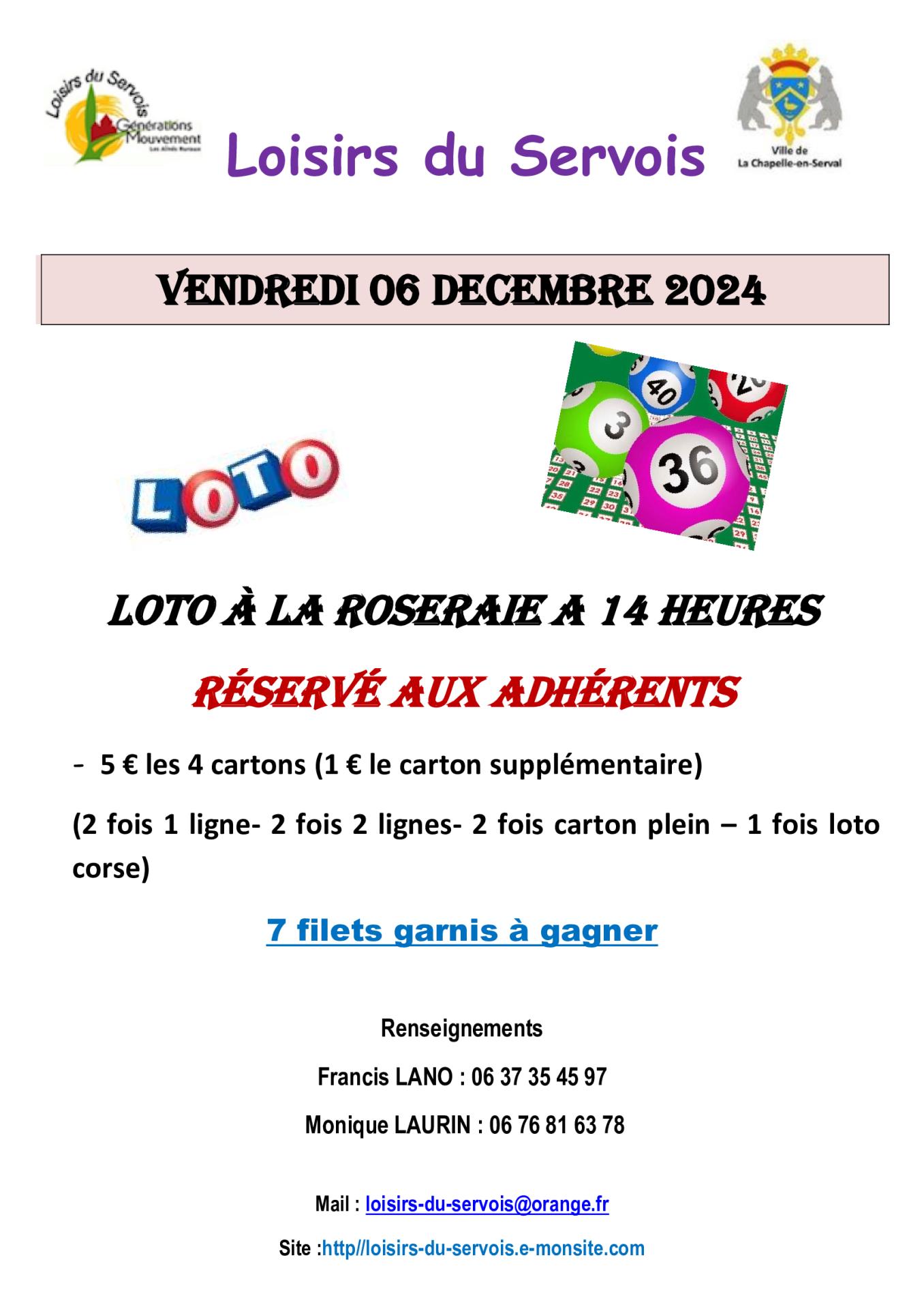 loto 6 décembre